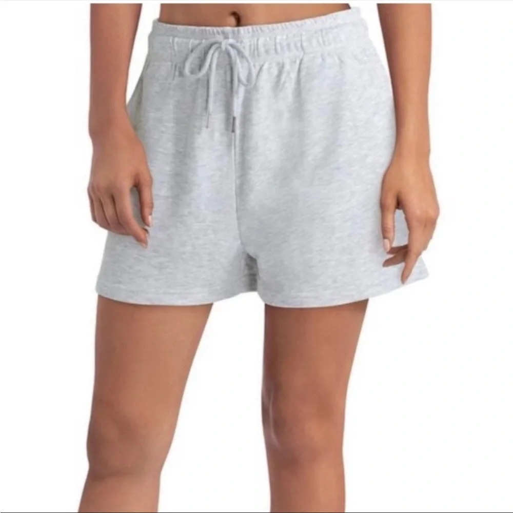 Grey Drawstring Shorts Halston Studio Large